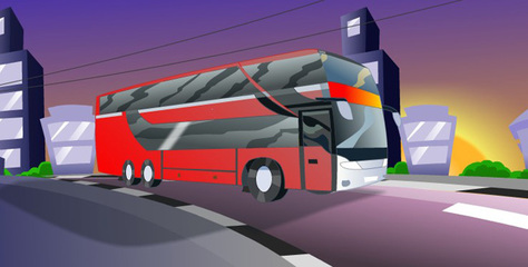 巴士游趣 探索旅游巴士Flash动画的个性化设计魅力